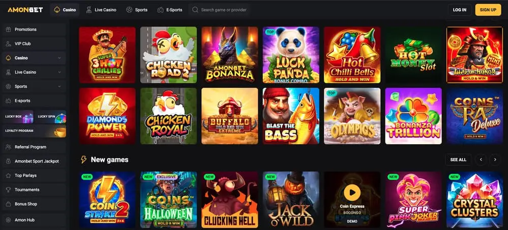 Amonbet casino bonus free spins 2026